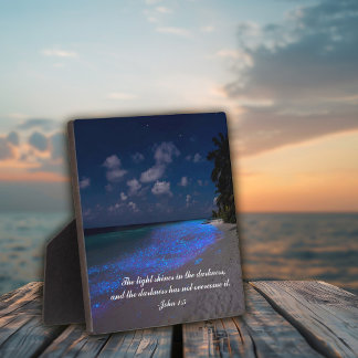 Plaque Photo Tropical Faith Tabletop