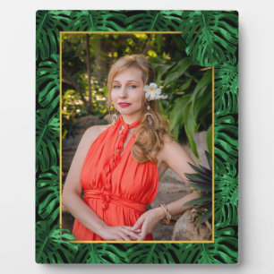 Plaque Photo Tropical Green Feuilles Vacances Voyage Photo Cadr