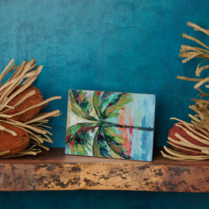 Plaque Photo Tropical   Palmier