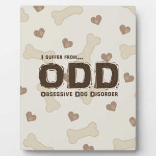 Plaque Photo Trouble obsessionnel du chien
