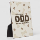 Plaque Photo Trouble obsessionnel du chien (Côté)