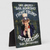 Plaque Photo Trump (Côté)