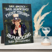 Plaque Photo Trump (Côté)