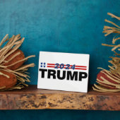 Plaque Photo Trump 2024 (Côté)