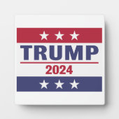 Plaque Photo Trump 2024 (Devant)