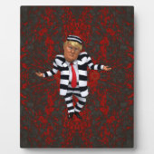 Plaque Photo Trump en prison (Devant)