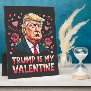 Plaque Photo Trump est mon Valentin Maga jour d'inauguration 20