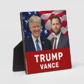 Plaque Photo Trump Vance 2024 (Recto)