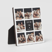 Plaque Photo Tu aimes papa | Photo Collage Texte manuscrit (Recto)