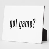 Plaque Photo tu as du jeu ? (Côté)