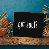 Plaque Photo tu as une âme ? (Côté)