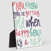 Plaque Photo tu connais ton vieux (Côté)