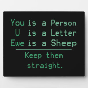 PLAQUE PHOTO TU ES EWE