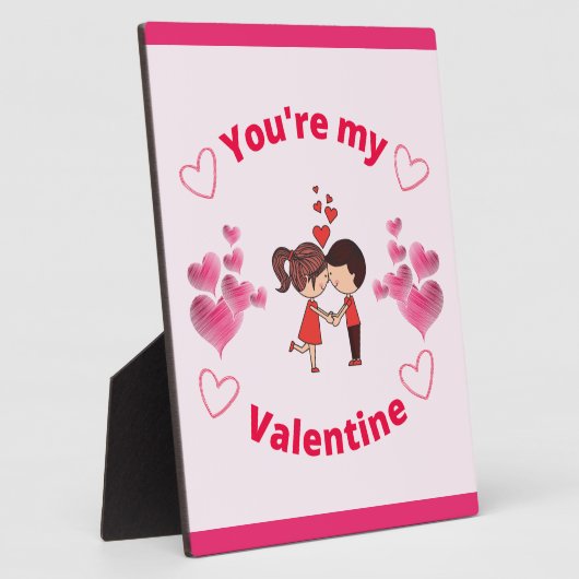 Plaque Photo Tu es ma Saint Valentin (Côté)