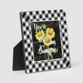 Plaque Photo Tu es mon soleil (Recto)