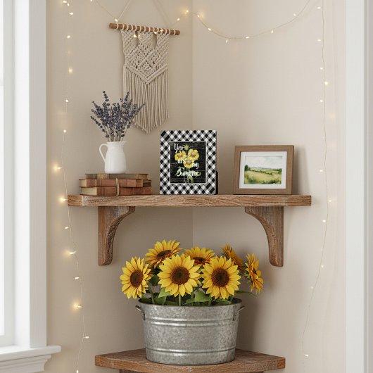 Plaque Photo Tu es mon soleil