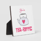 Plaque Photo tu es une salade de thé (Recto)