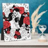 Plaque Photo Tu m'apportes la paix dans ce monde turbulent (Côté)