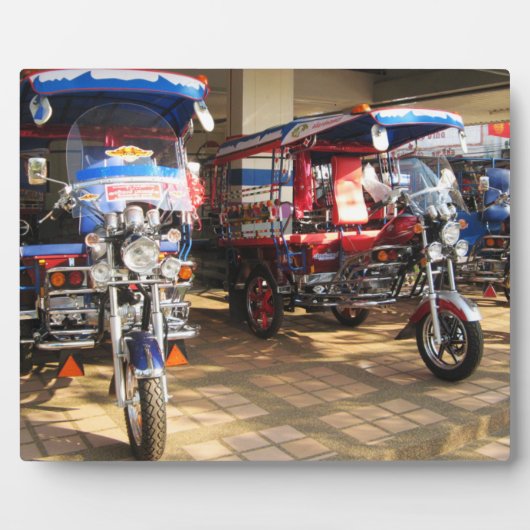 Plaque Photo Tuk Tuk Showroom ... Udon Thani, Isaan, Thaïlande (Devant)