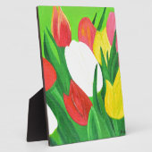 Plaque Photo Tulipes2 (Côté)