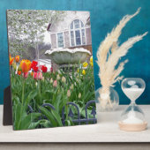 Plaque Photo Tulipes de printemps (Côté)