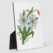 Plaque Photo Tulipes et jonquilles Fleurs (Côté)