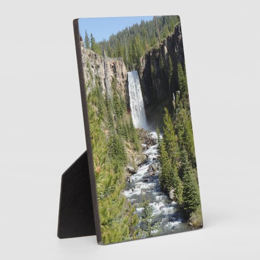 Plaque Photo Tumalo Falls (Côté)