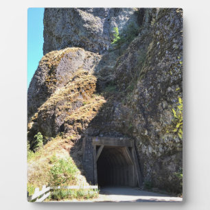 Plaque Photo Tunnel de Oneonta Gorge, OR