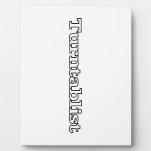 Plaque Photo Turntablist