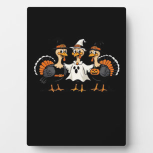 Plaque Photo Turquie Halloween Boo, Thanksgiving Turquie, Éffra
