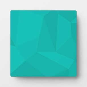 Plaque Photo Turquoise, moderne, cool, art géométrique tendance