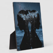 Plaque Photo Twin Souls Beneath the Stars (Côté)
