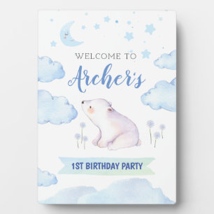 Plaque Photo Twinkle scintillement petit signe d'anniversaire é