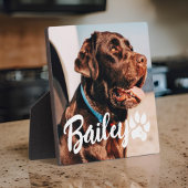 Plaque Photo Typographie Cool simple et moderne Nom et photo