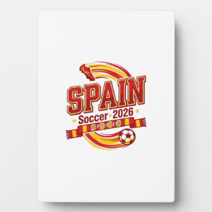 Plaque Photo Typographie de pays audacieuse Football Espagne 20