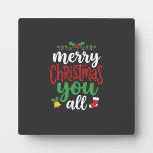 Plaque Photo Typographie de vacances joyeux Noël à tous
