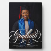 Plaque Photo Typographie moderne Diplôme photo (Devant)