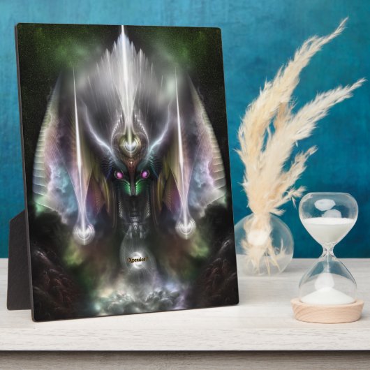 Plaque Photo Tyrinan Le Dieu Horikine de la guerre (Côté)