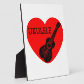 Plaque Photo Ukulele Love (Côté)