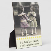 Plaque Photo Un Ami Connaît Vos Histoires (Côté)