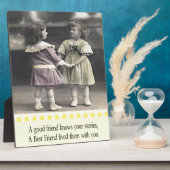 Plaque Photo Un Ami Connaît Vos Histoires (Côté)