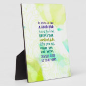 Plaque Photo Un ami est comme un bon bar (Côté)