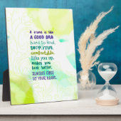 Plaque Photo Un ami est comme un bon bar (Côté)