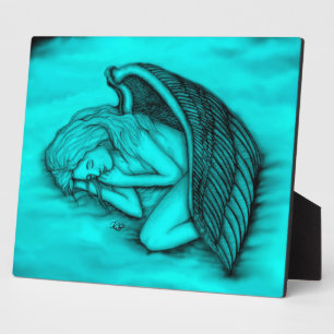 Plaque Photo Un ange endormi