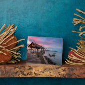 Plaque Photo Un Beau coucher de soleil (Côté)