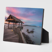 Plaque Photo Un Beau coucher de soleil (Côté)