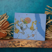 Plaque Photo Un groupe de constellations de 'Uranometria' par J (Côté)