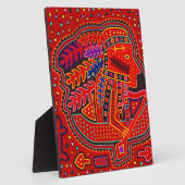 Plaque Photo Un Indien Kuna en canoë (Côté)