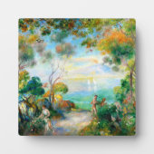 Plaque Photo Un jardin à Sorrento, August Renoir (Devant)