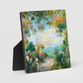 Plaque Photo Un jardin à Sorrento, August Renoir (Recto)